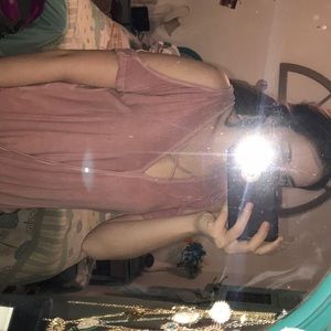 Cold shoulder crossed front top!